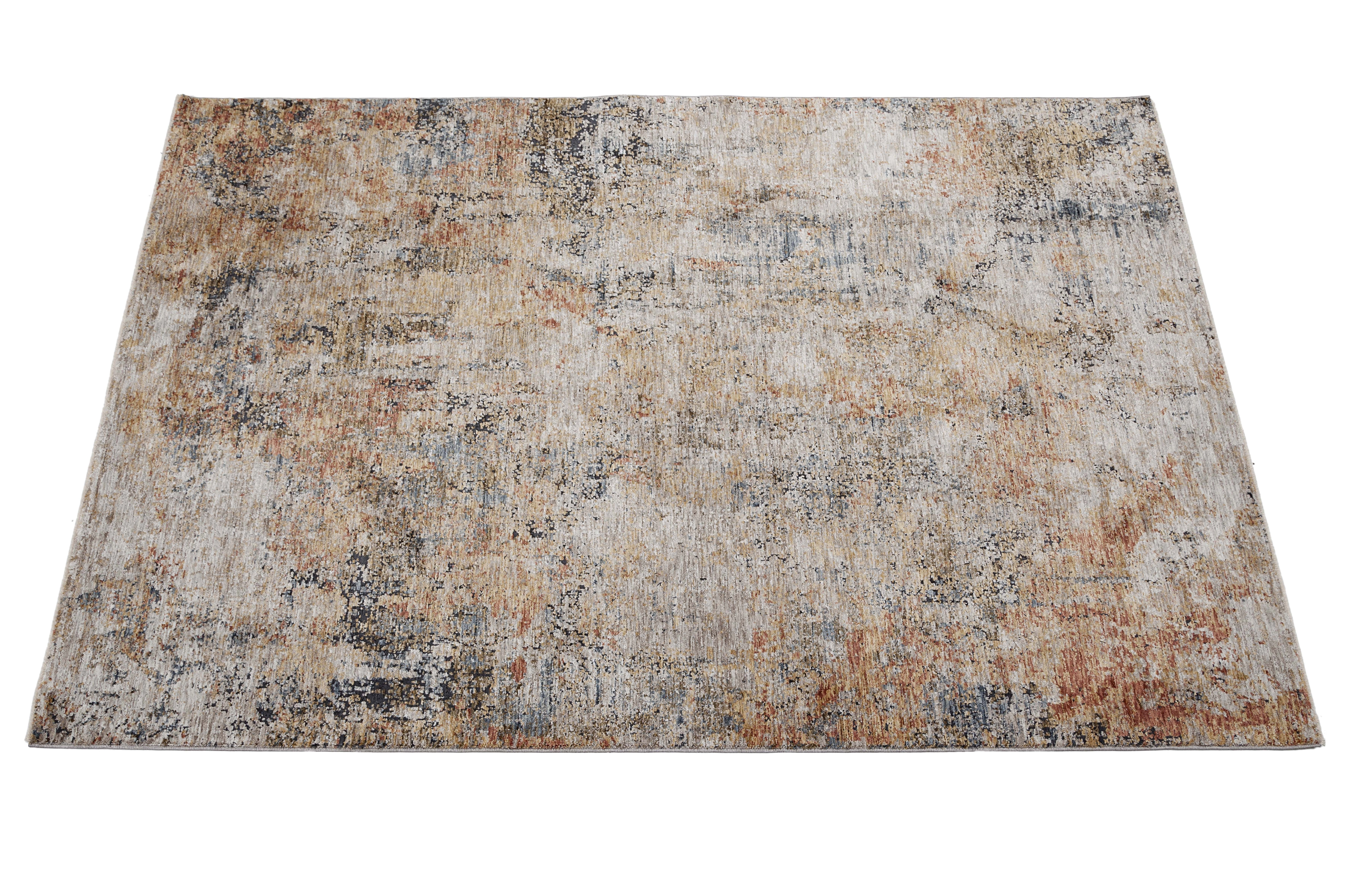 Tappeto per salotto Matera Rust Beige 133x190 cm