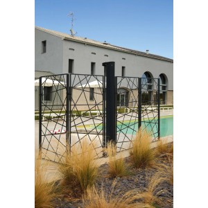 Traliccio fisso in alluminio 1,8x0,9 m antracite