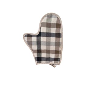 Guanto da forno Alba 27x20 cm bianco e grigio