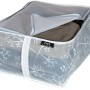 t.b.t. Organizer armadio traspirante con zip e motivo.