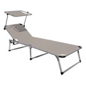 t.b.t. lettino prendisole con tettuccio, ideale per giardino e terrazza.