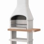 Barbecue a carbonella Palazzetti Rimini griglia 68x40 cm in cemento