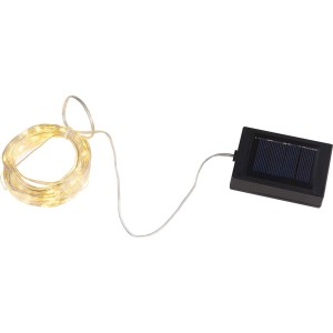 t.b.t. Catena luminosa solare con pannello solare per esterni.