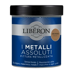 Barattolo di smalto per mobili t.b.t. effetto oro rosso di Liberon.