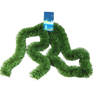 Ghirlanda natalizia t.b.t. verde per decorazioni festive.