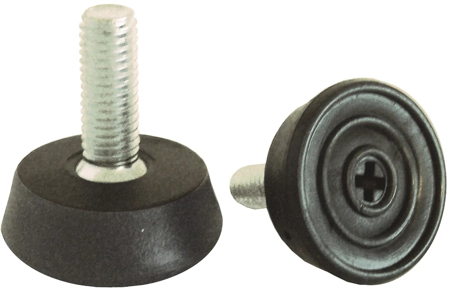 8 Pastiglie Alluminio Per Altoparlanti - Diametro 20mm, Forma Smussata, Antiscivolo