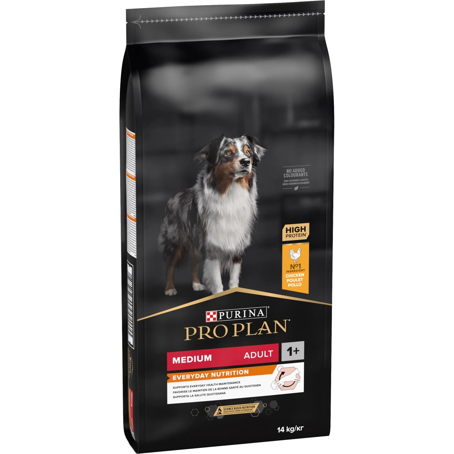 Purina Pro Plan Medium Adult cibo secco per cani con pollo, 14kg.