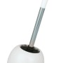 Wenko Set scopino WC Polaris White, ceramica bianca, scopino moderno per il bagno.