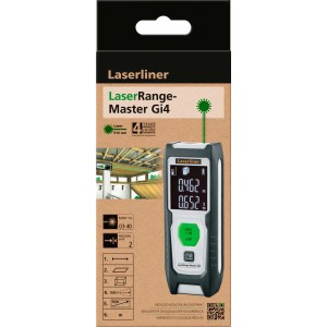 Laserliner LaserRange-Master Gi4 nella scatola, un misuratore digitale per misurazioni precise.