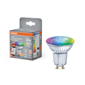 Lampadina LED GU10 Osram PAR16 RGBW 4,7 W 350 lm 5,4x5 cm