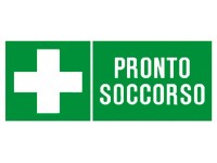 3 TARGHETTE ADESIVE "USCITA DI SICUREZZA" 10x23cm EMERGENZA SEGNALETICA - Foto 6