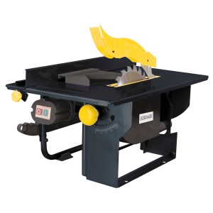 Sega circolare da tavolo CMI C-TKS 800-20 per tagli precisi del legno con attacco aspirazione e lama in metallo duro.