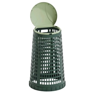Trespolo per spazzatura in polipropilene verde 110 l