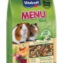 Vitakraft Cibo per cavie Vital, confezione da 1 kg con verdure, erbe e illustrazione di cavie.