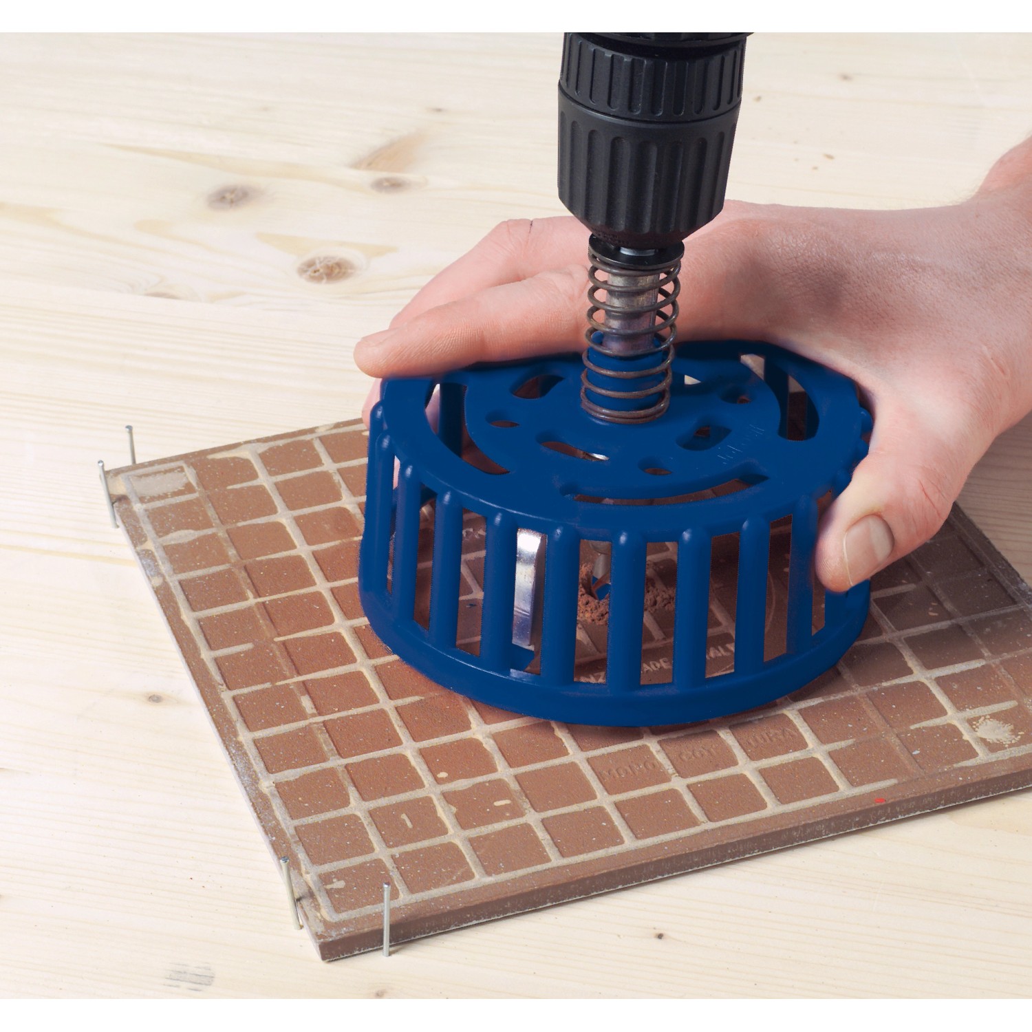 Trapano A Tazza Per Vetro E Piastrelle - Diametro 80 Mm, Con Punta Di Centraggio, Per Ceramica, Marmo, Granito - Foto 3