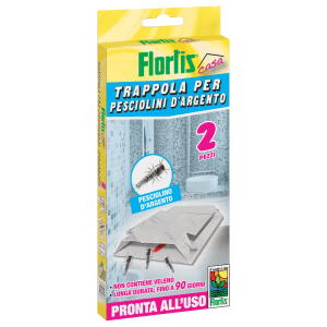Trappola per pesciolini d'argento t.b.t., 2 pezzi. Per il controllo dei parassiti in casa.