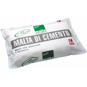 Sacco di malta cementizia, adatta per muratura e intonaco.