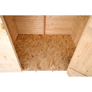 Casetta da giardino in legno sp 16 mm H204xL180xP145 cm