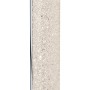 Moderna lampada da tavolo a LED Leia con effetto cristallo e base argentata. Lampada da tavolo di design per spazi abitativi.