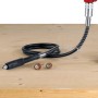 Einhell TC-MG 135 E utensile per levigatura e incisione con albero flessibile e accessori di levigatura.