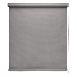 Tenda a rullo Lino filtrante 120x250 cm grigio