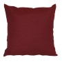 Cuscino decorativo quadrato bordeaux di t.b.t. per soggiorno e camera da letto.
