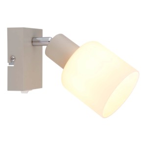 Faretto rettangolare Globo Trent 80x153 mm sabbia satinato