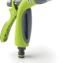 Pistola per irrigazione t.b.t. verde con impugnatura grigia.