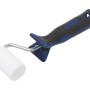 Rullo in schiuma LUX, 5 cm, con impugnatura morbida nera e blu per verniciatura fine.