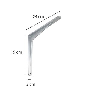 Reggimensola in alluminio 190x240 mm