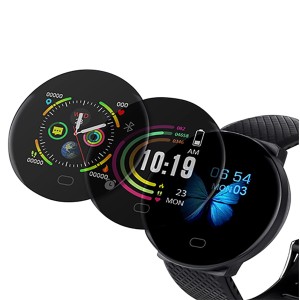 Smartwatch con diversi design del display come accessorio per cellulari.
