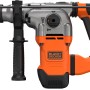 Martello perforatore Black+Decker 1250 W BEHS03K per forare e forare a percussione su cemento, pietra e pietra naturale.