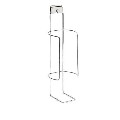 Porta carta igienica da terra Grip cromo