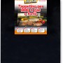Tappetino nero per barbecue a gas e forno, riutilizzabile, 40x50cm.