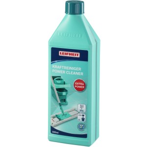 Leifheit Detersivo Potente, flacone da 1 litro per piastrelle e pavimenti in pietra, per rimuovere lo sporco ostinato.