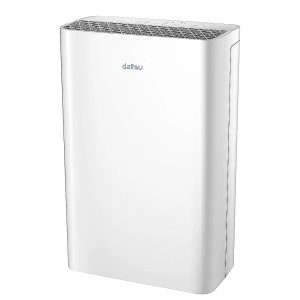 Deumidificatore bianco t.b.t. per un clima interno confortevole.