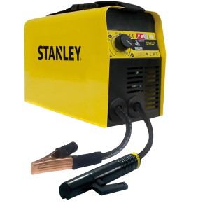 Saldatrice gialla Stanley con accessori.