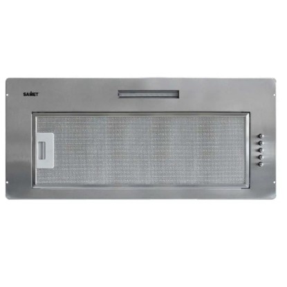 Cappa da incasso sottopensile in acciaio 69, 5 cm grigio