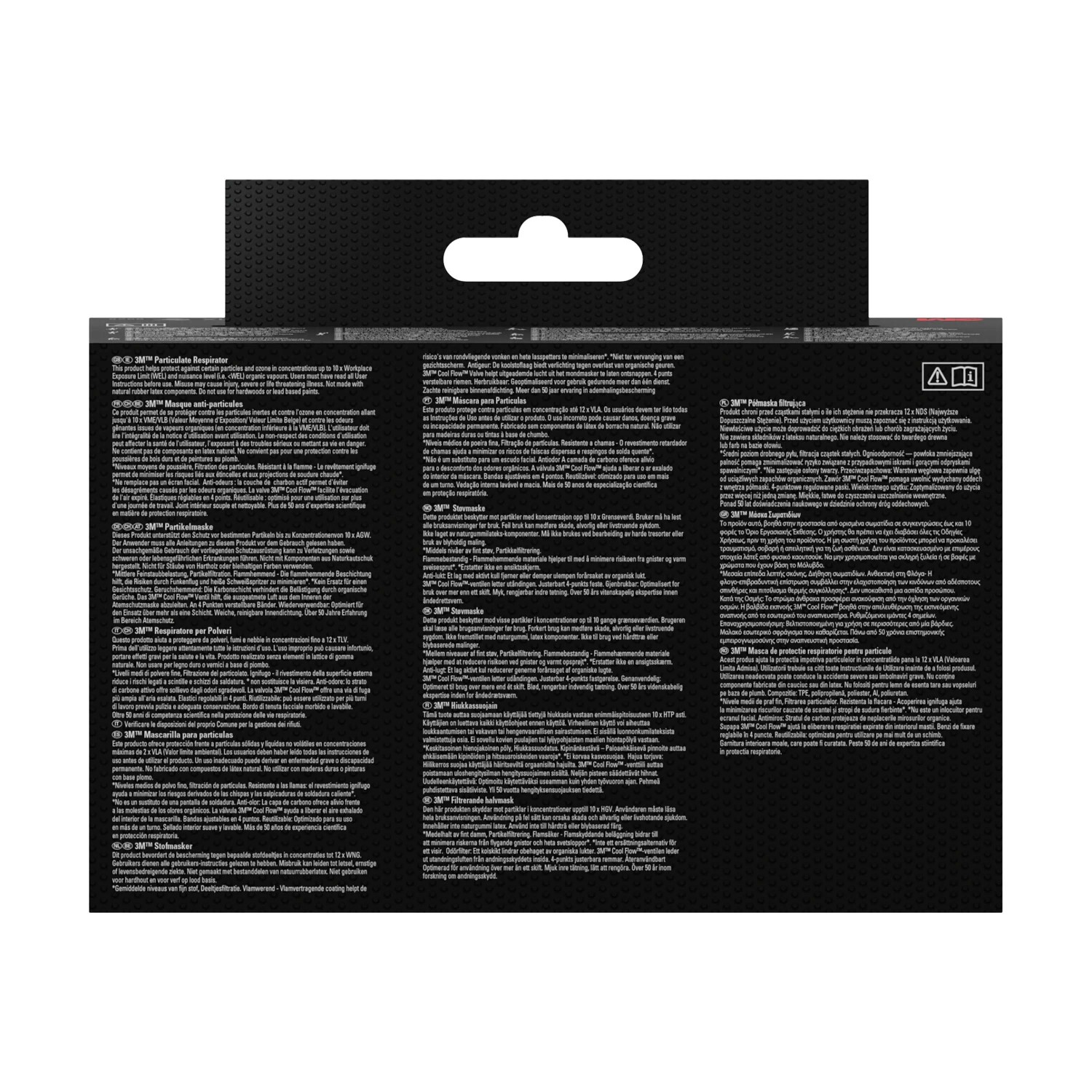 Confezione della maschera 3M Aura 9922 per verniciatura a mano, respiratore FFP2.