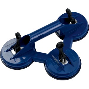 LUX Saugheber Classic triplo, portata 80 kg, per piastrelle, vetro e lamiere.