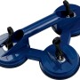 LUX Saugheber Classic triplo, portata 80 kg, per piastrelle, vetro e lamiere.