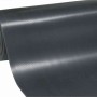 Rotolo di pavimentazione in PVC grigio con fine texture a coste.