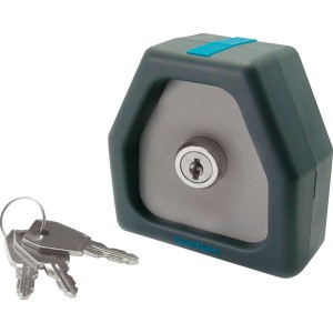 t.b.t. Automazione per portone garage con chiave e serratura.