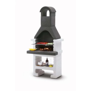 Barbecue a carbonella Palazzetti Aral griglia 53x40 cm in cemento