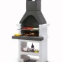Barbecue a carbonella Palazzetti Aral griglia 53x40 cm in cemento