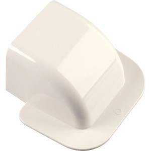 t.b.t. per cavi per locali umidi, copertura angolare bianca.