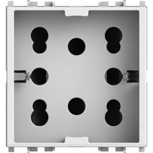 t.b.t. per interruttori e prese, vista dettagliata della piastra di montaggio.