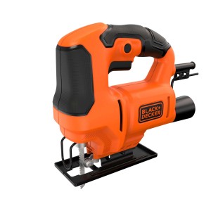 Seghetto alternativo Black+Decker arancione e nero per tagli precisi.