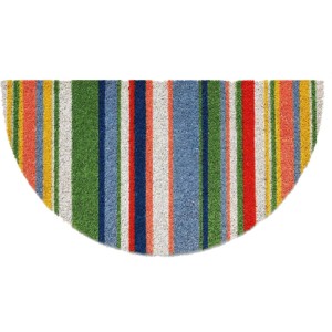 Tappeto mezzaluna a righe t.b.t. per cucina e ingresso.