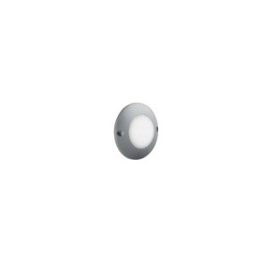 Segnapassi LED da esterno Elmo 380 lm Ø7x1,5 cm argento